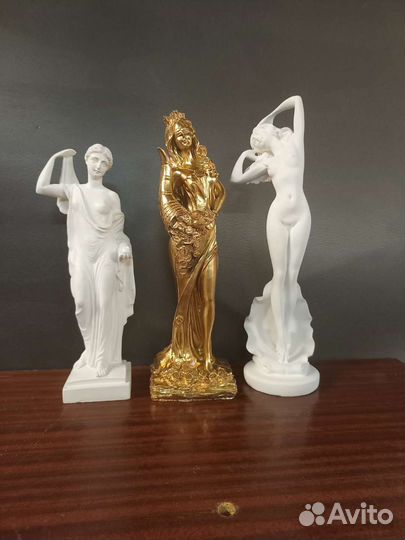 Статуэтки богиня Фортуна, Гера, Афродита, Исида