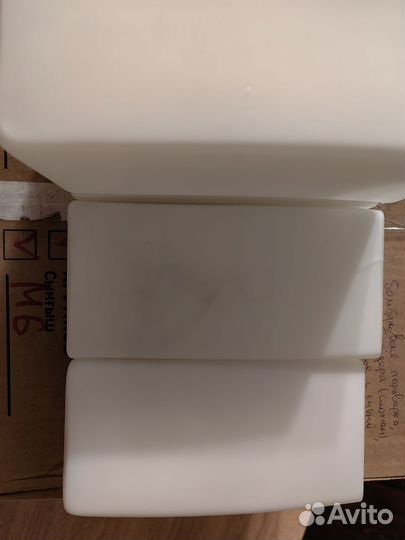 Плафоны Е14 стекло белые матовые