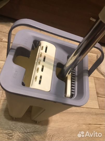 Швабра с ведром и отжимом бу