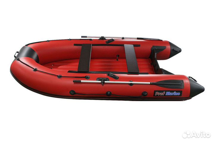 Лодка ProfMarine 350 AN нднд; красно-черная