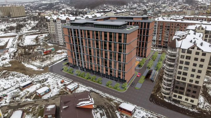 2-к. квартира, 77,3 м², 9/12 эт.