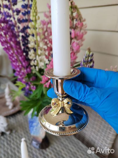 Подсвечники, набор 2шт, винтаж