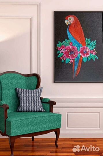 Картина акрилом на холсте