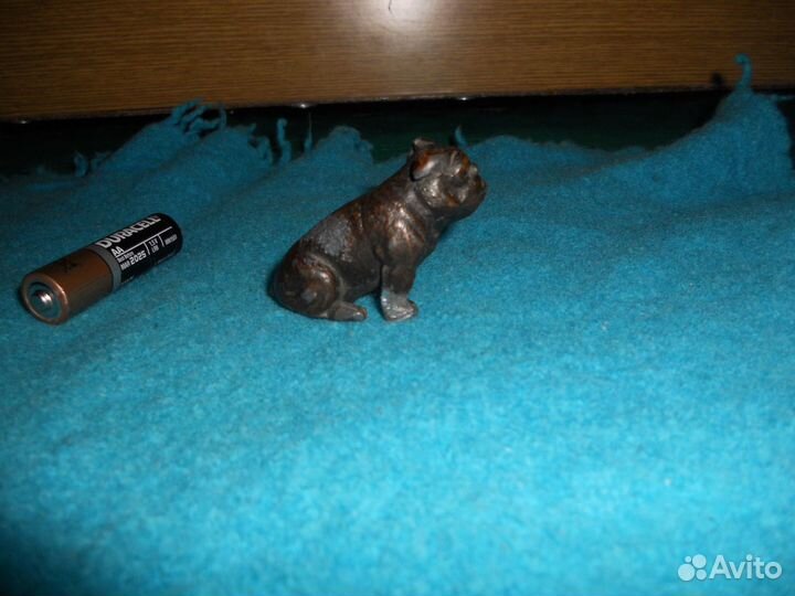 Только самовывоз Статуэтка бульдог металл