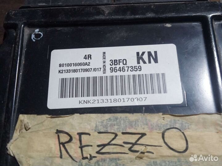 Блок управления двс на Chevrolet Rezzo