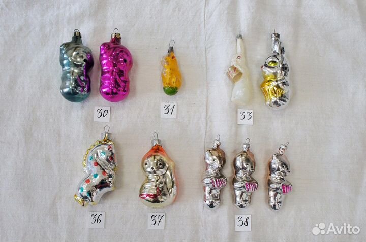 Елочные игрушки СССР