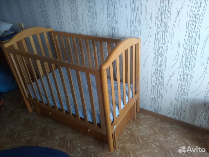 Детская кроватка (маятник) Лель