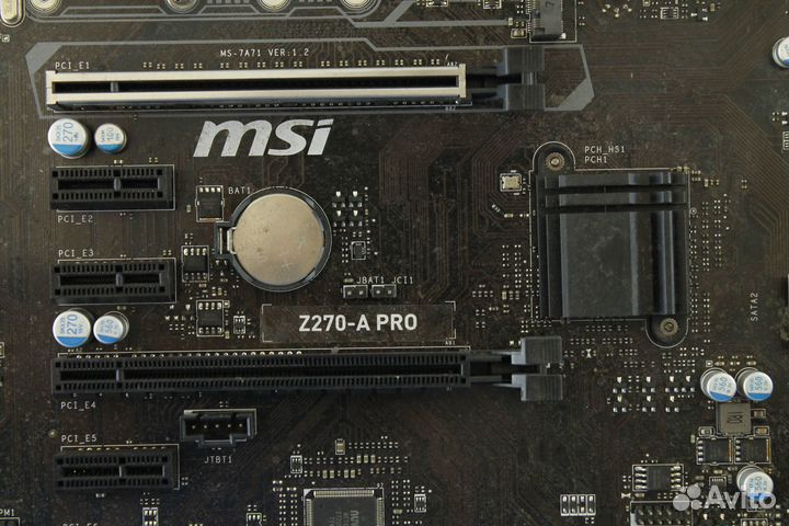 Материнская плата (1151) MSI Z270-A PRO