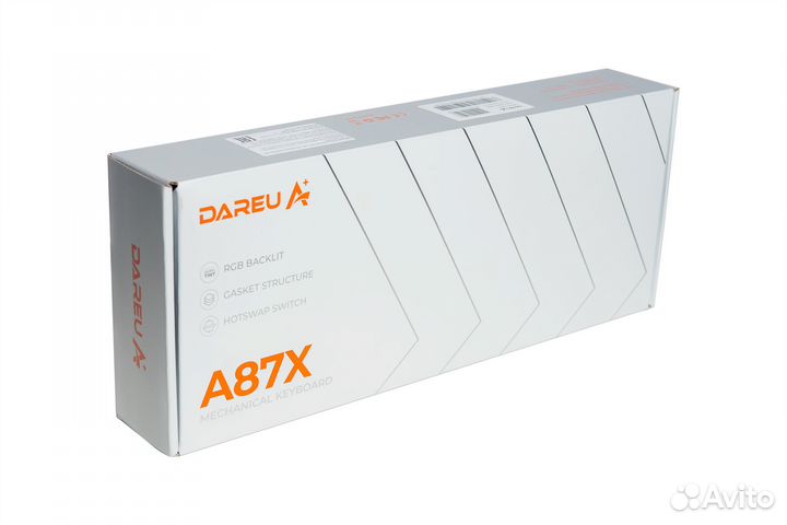 Механическая проводная клавиатура Dareu A87X, черн