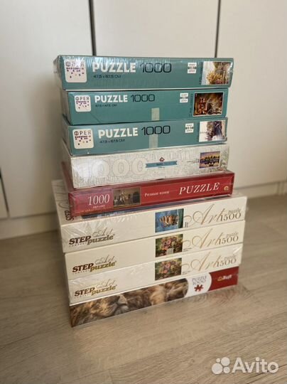 Пазлы на 1000 и 1500 деталей