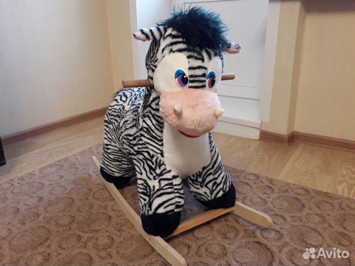 Игрушка-качалка Зебра