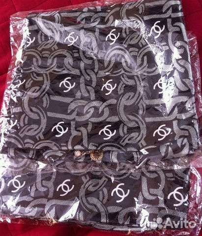 Новые, двойные, шёлковые палантины с подвесками