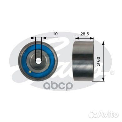 Ролик грм mitsubishi L200 2.5D 05- обводной T42226