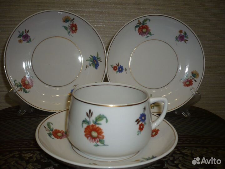 Сахарница-Голубой пион. Чайные пары