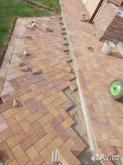 Укладка тротуарной