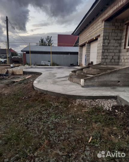 Отмостка дома под ключ