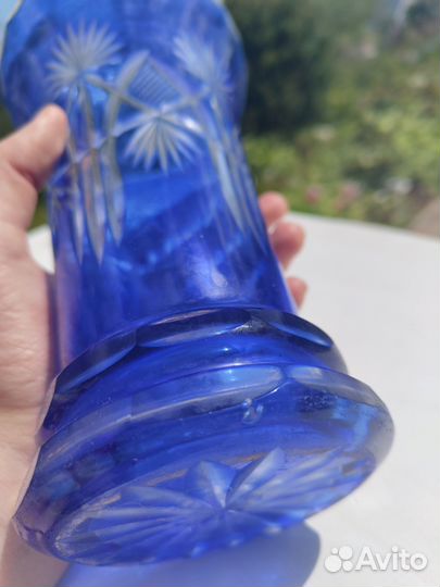 Ваза хрустальная для цветов СССР