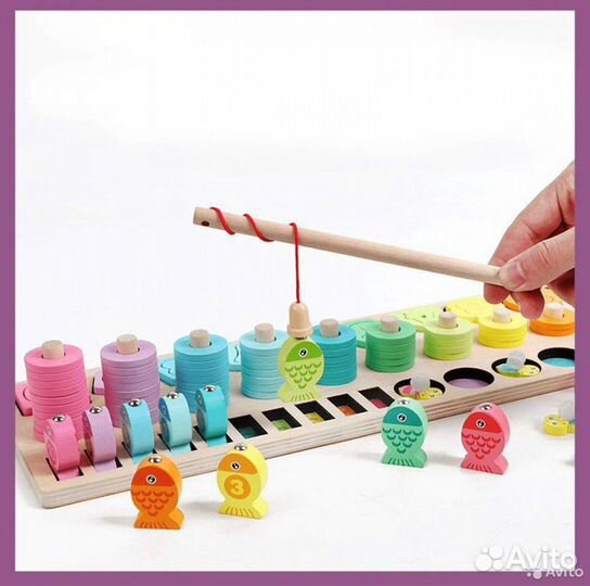 Сортер логарифмическая доска развивающая игрушка