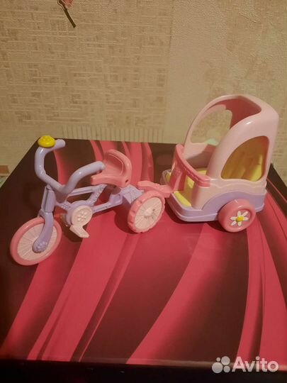 Велосипед для куклы барби