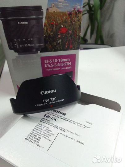 Широкоугольный зум объектив Canon ef-s 10-18mm