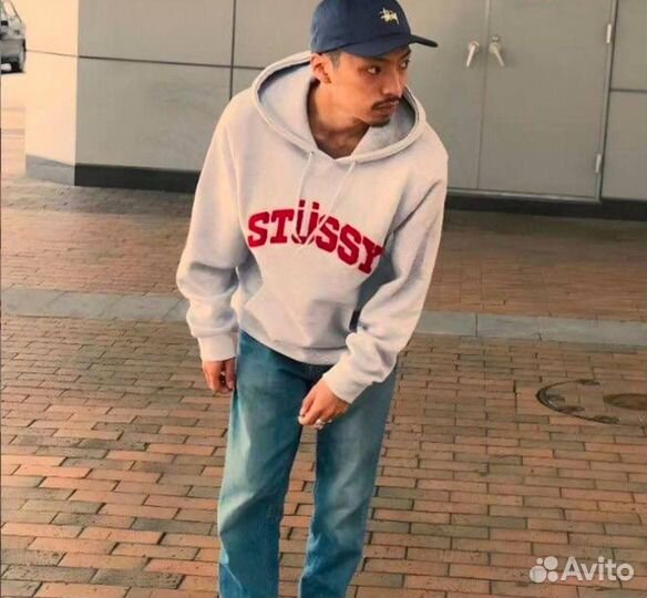 Худи stussy pigment dyed