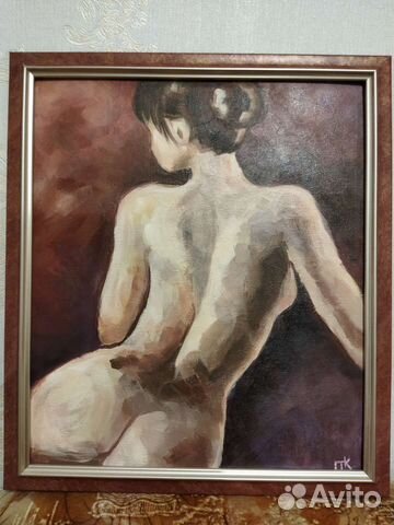 Картина акрилом на холсте