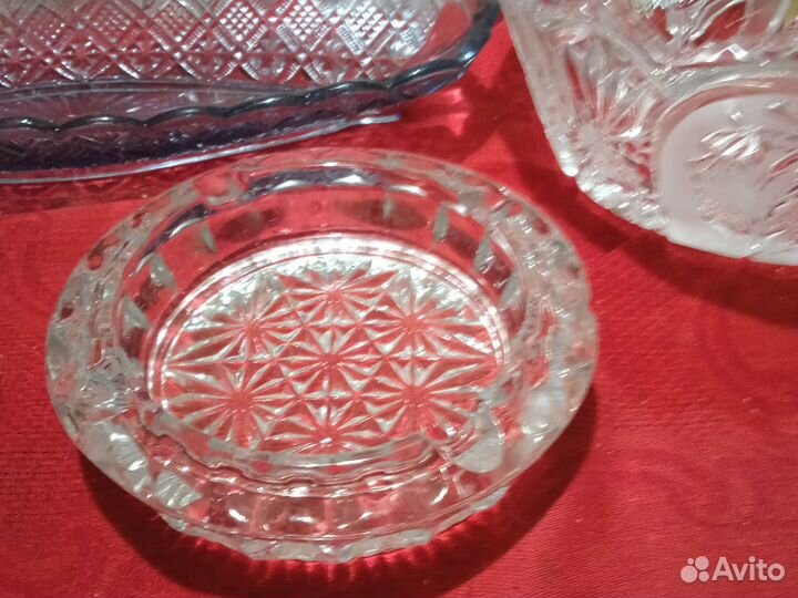 Ваза хрустальная