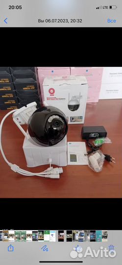 Wi fi камера 3мп камера видеонаблюдения