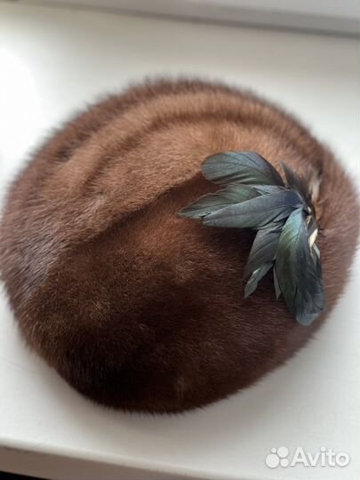 Берет женский норковый фирменный