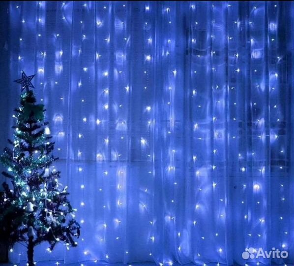 Гирлянда штора