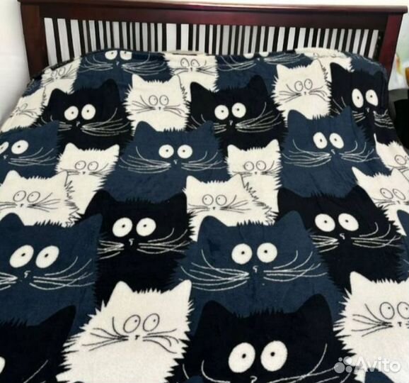 Плед флисовый-плюшевый 