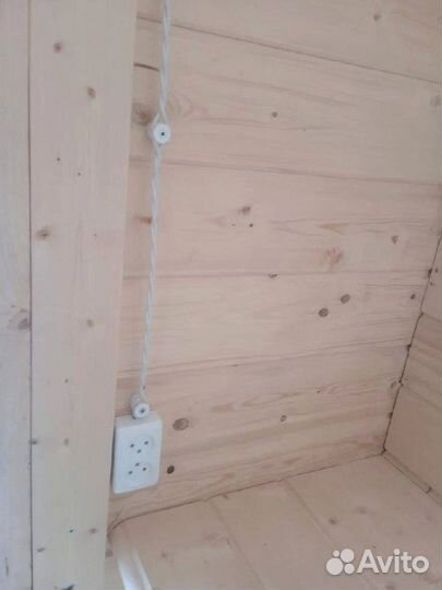 Баня бочка квадро 2х3 +козырёк