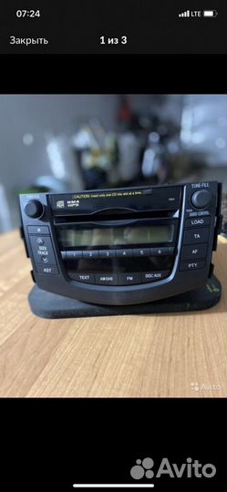 Штатная магнитола honda cr-v и Toyota RAV4