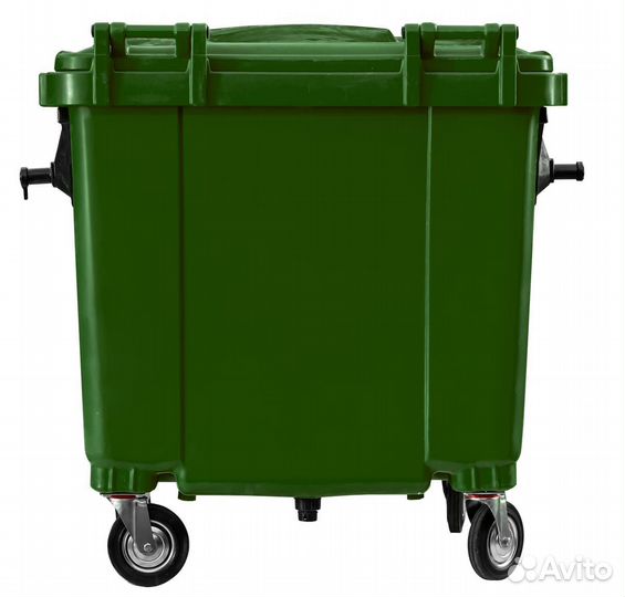 Мусорный бак для тбо 1100 л с крышкой