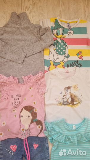 Вещи пакетом на девочку 98