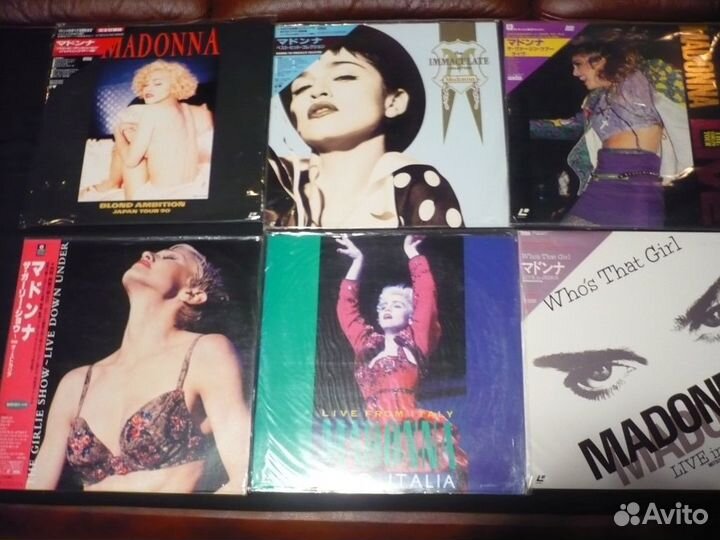 Лазерные диски LD LaserDisc Madonna Мадонна Япония