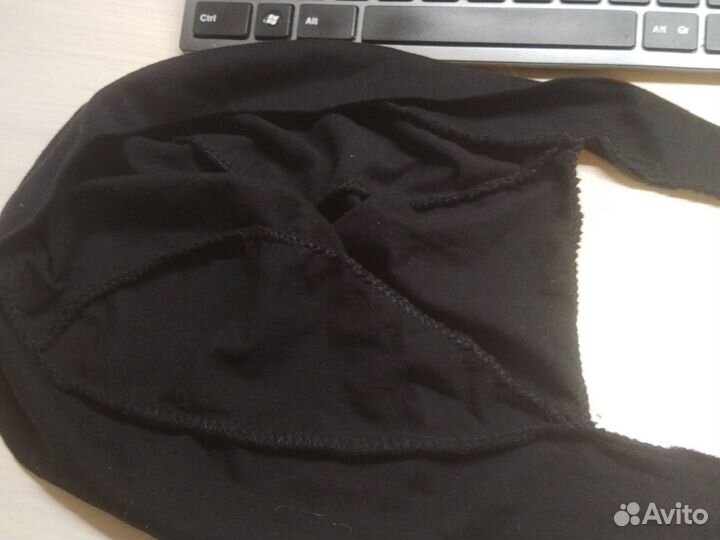 Бандана чëрная тканевая