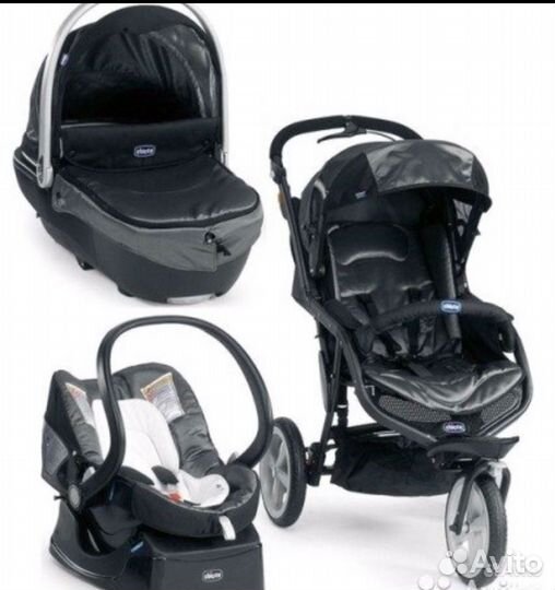Коляска chicco active 3 в 1
