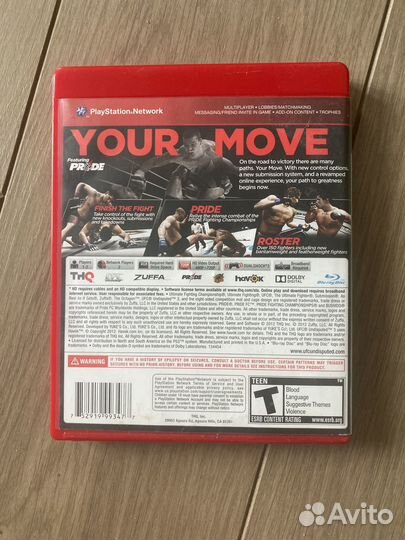 Игра для приставки ufc undisputed 3 ps3