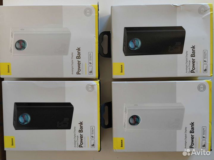 Внешний аккумулятор Baseus 65W 30 000mAh