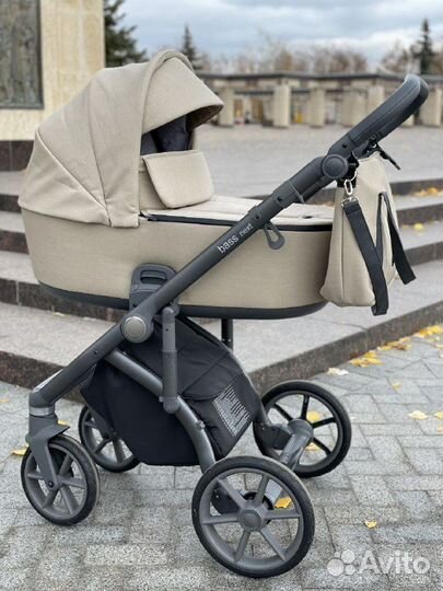 Коляска 2 в 1 Roan Bass Next, Beige (Бежевый)