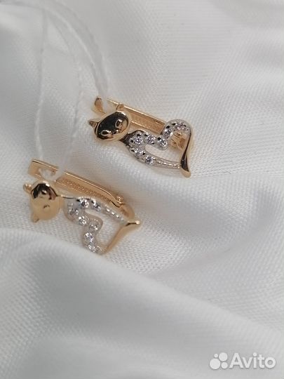 Золотые серьги