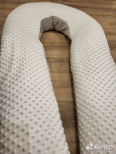 Подушка для беременных плюш U wowsleep