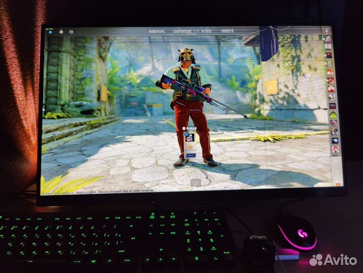 Игровой компьютер с девайсами