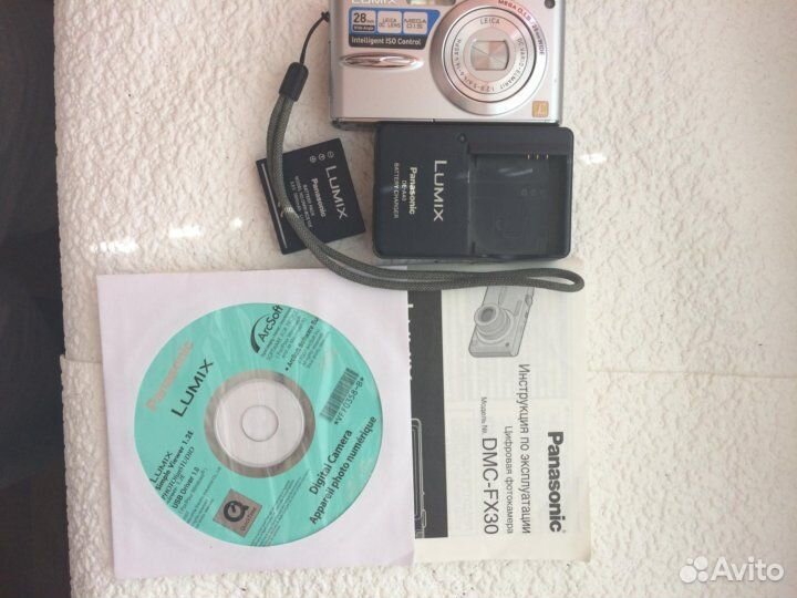 Продаю цфк Panasonic Lumix DMC-FX30EE-S