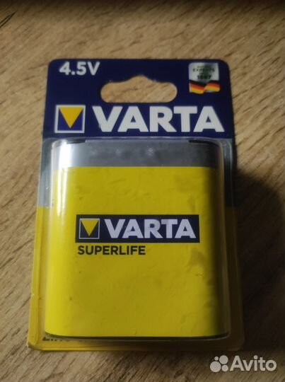 Батарейка Varta superlife 3R12 Heavy Duty 4.5V