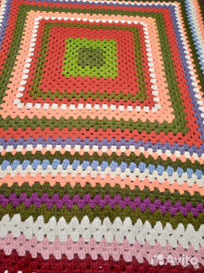 Вязанный коврик