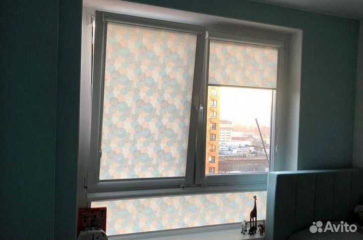 Рулонные шторы блекаут рш7535