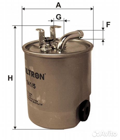 Filtron PP841/5 Фильтр топливный mercedes
