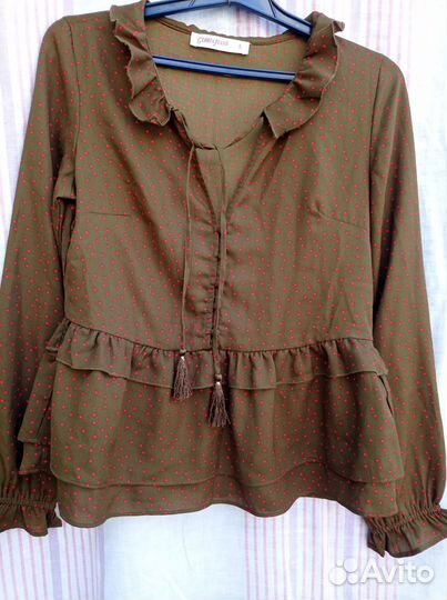 Платья,блузка и джинсы 46 р